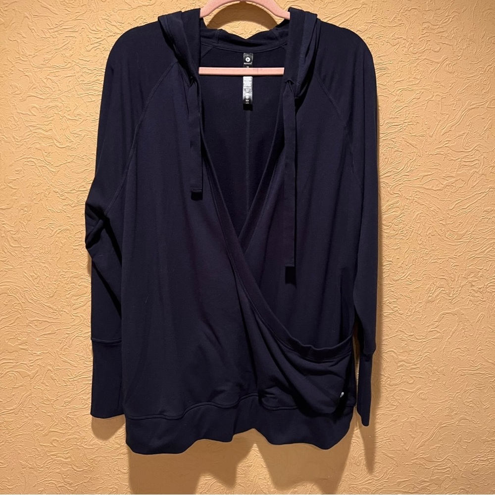 90 Degree by Reflex navy athletic hoodie 1X